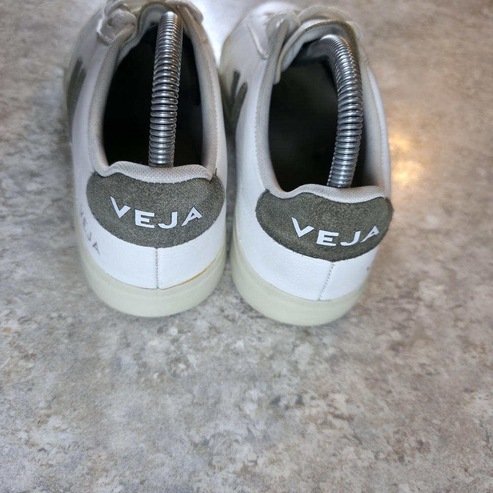 Veja Campo Womens 9 White Chromefree Athletic Leather Walking Shoes Sneakers - Picture 6 of 10